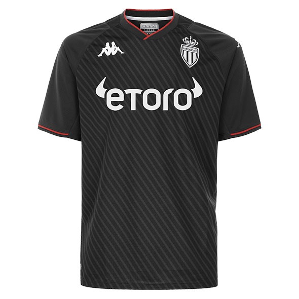 Tailandia Camiseta AS Monaco Segunda Equipación 2021/2022 Negro